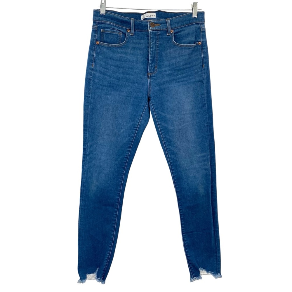 Loft High Waist Skinny Jeans Size 8